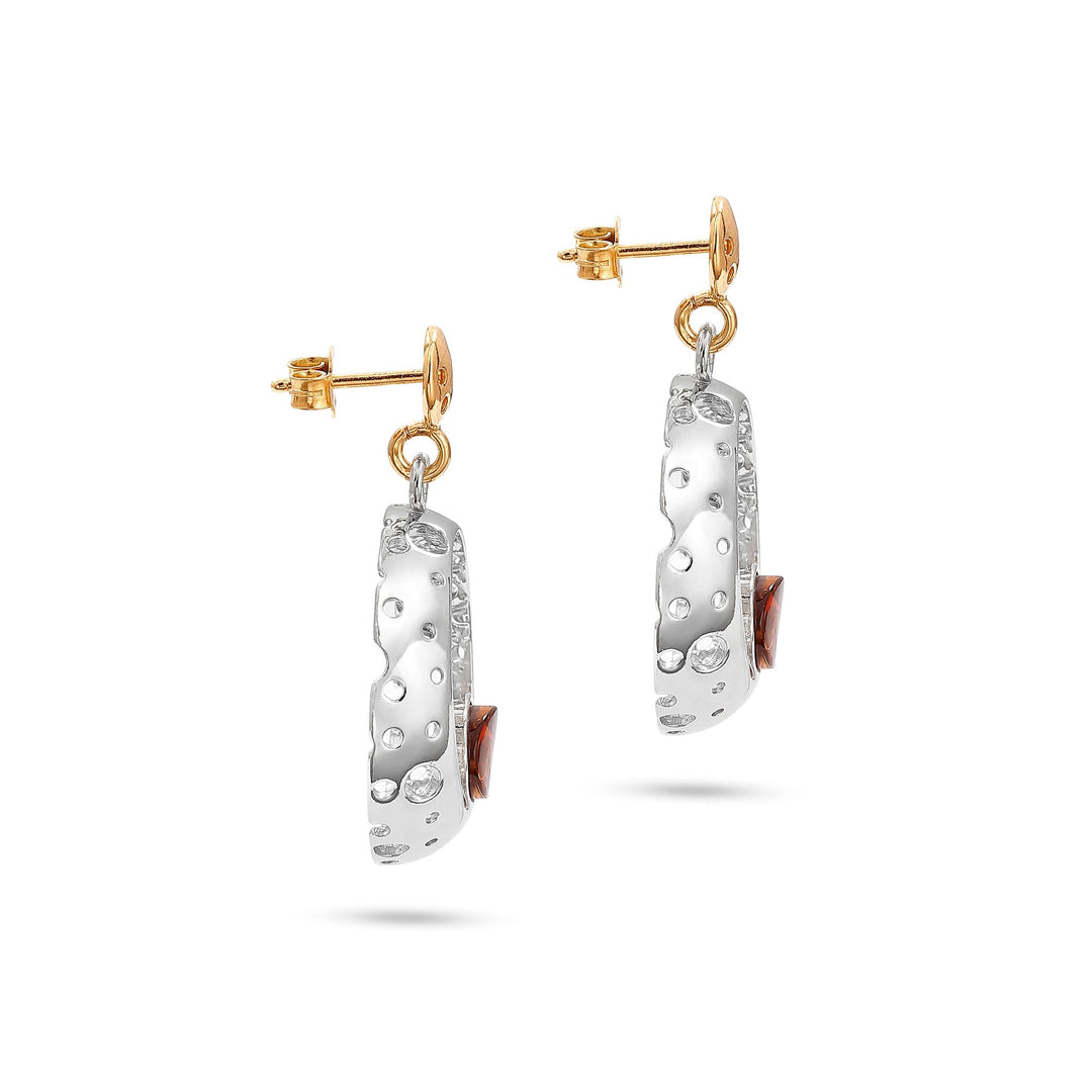 Silver Orbit Earrings