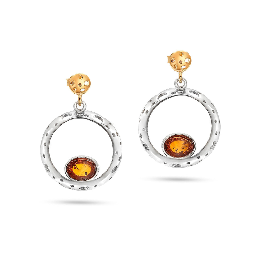 Silver Orbit Earrings