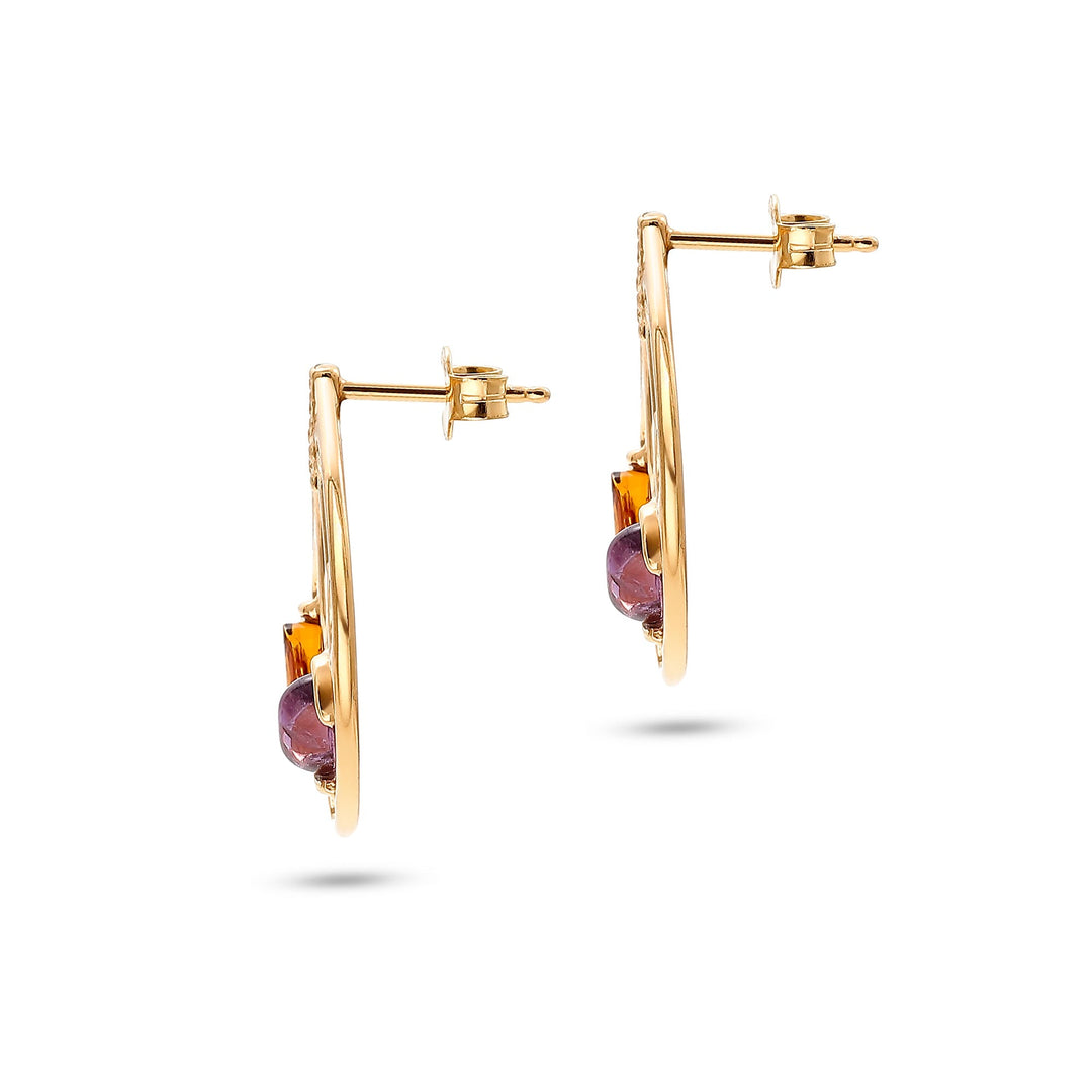 Harlequin Orbit Earrings