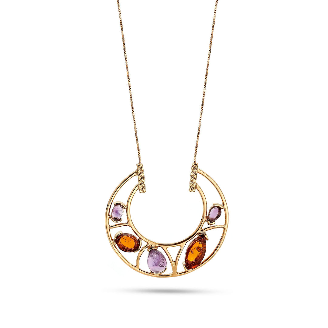 Harlequin Orbit Necklace
