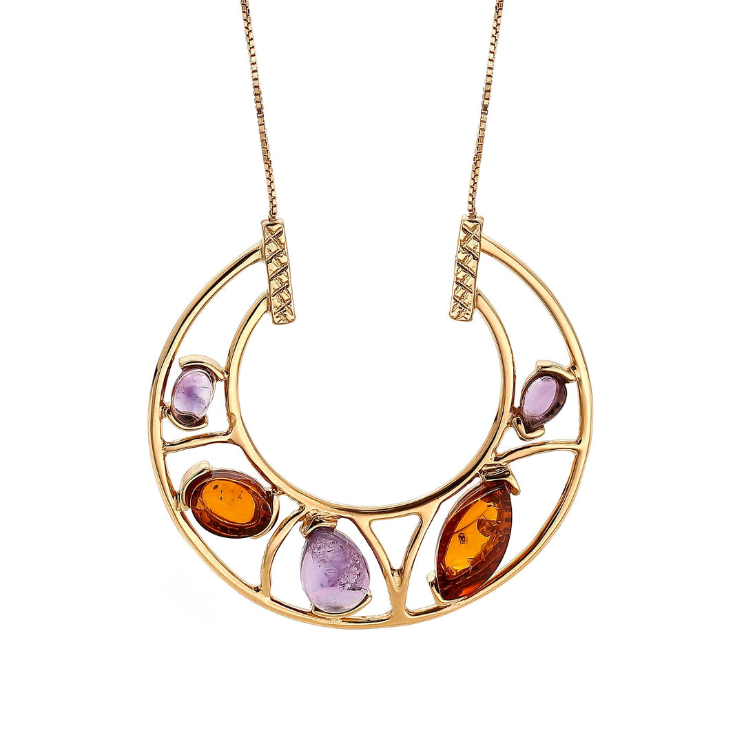 Harlequin Orbit Necklace
