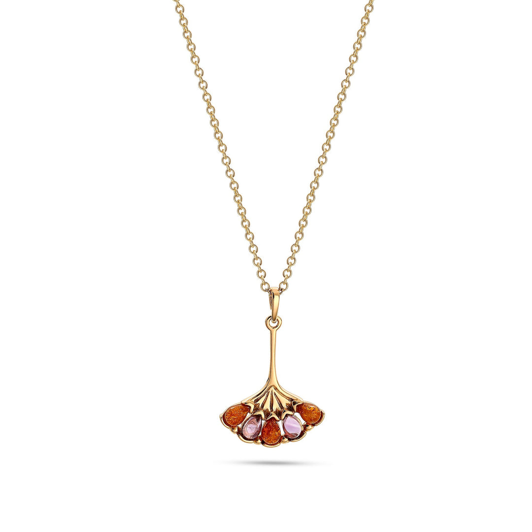 Harlequin Fan Pendant