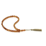 Load image into Gallery viewer, Caribbean Honey Amber 33 Beads Rosary Diamond Cut 1