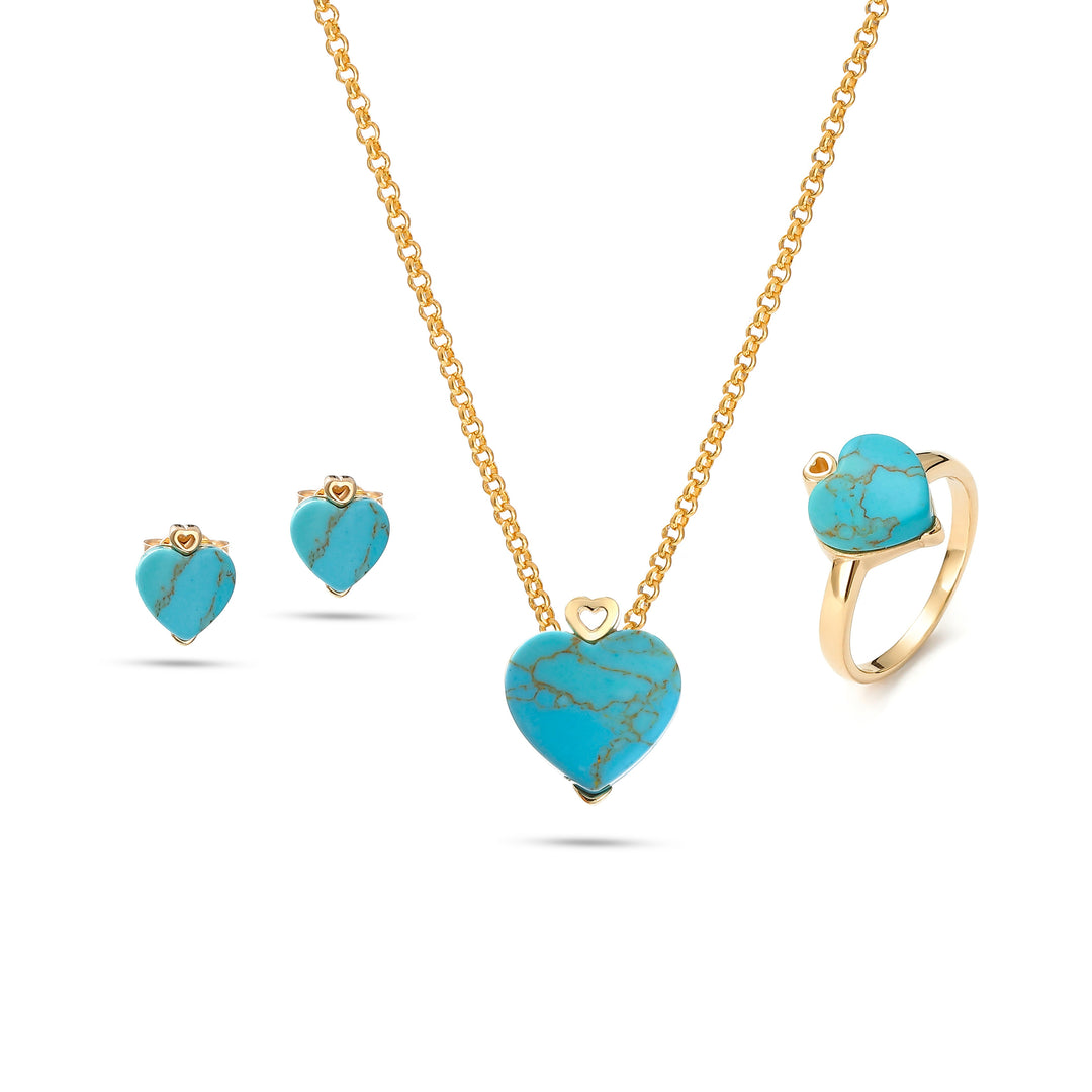 Turquoise Love Pendant