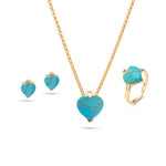 Load image into Gallery viewer, Turquoise Love  Ring
