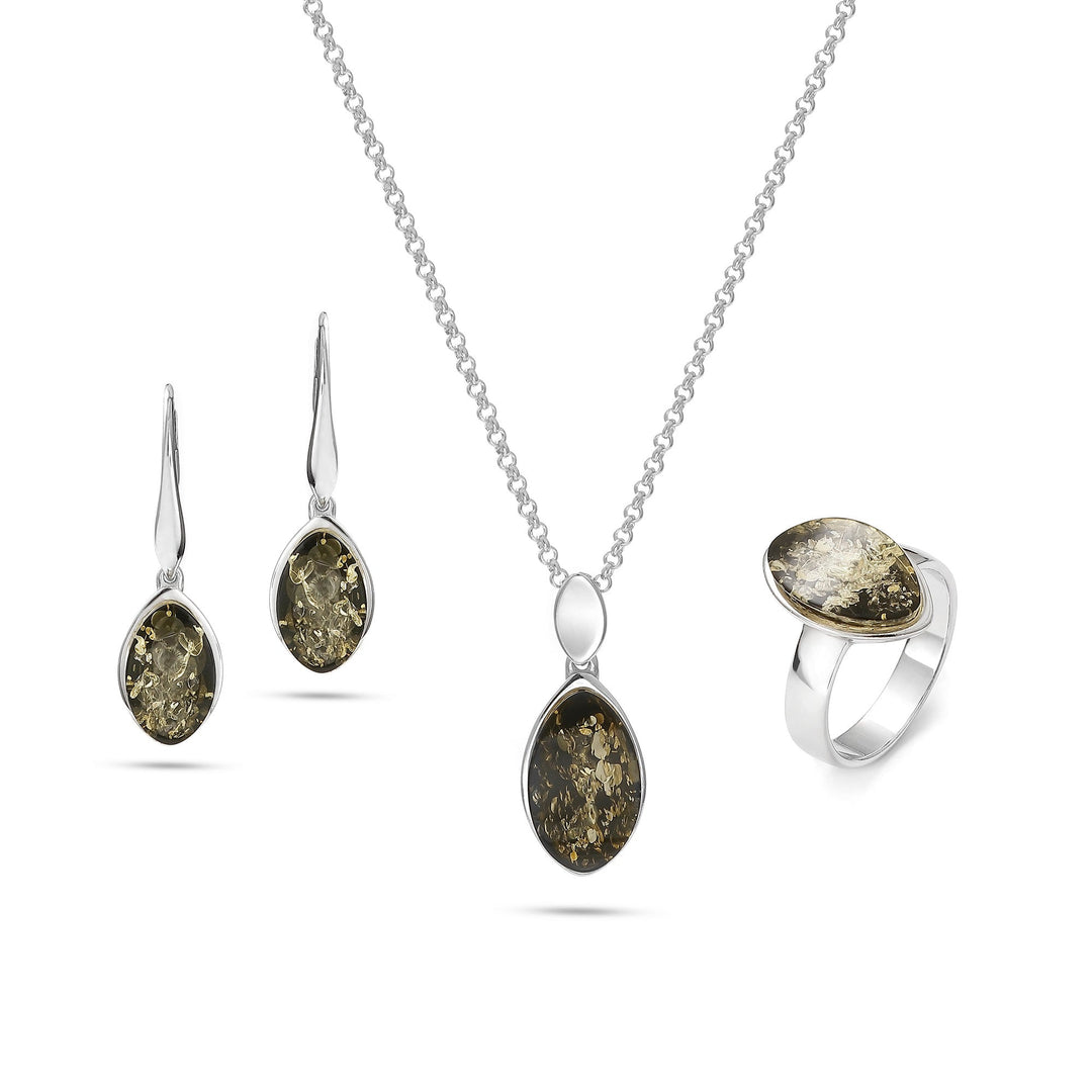 Pure Green Amber Full Set