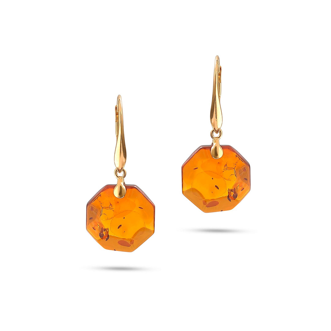 Octagon Amulet Earrings