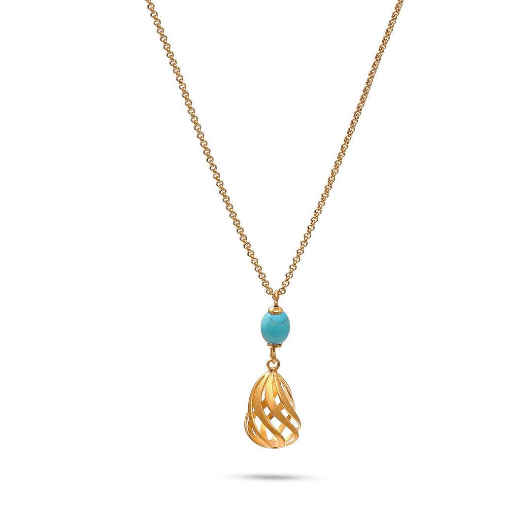 Royal Bell Turquoise Necklace