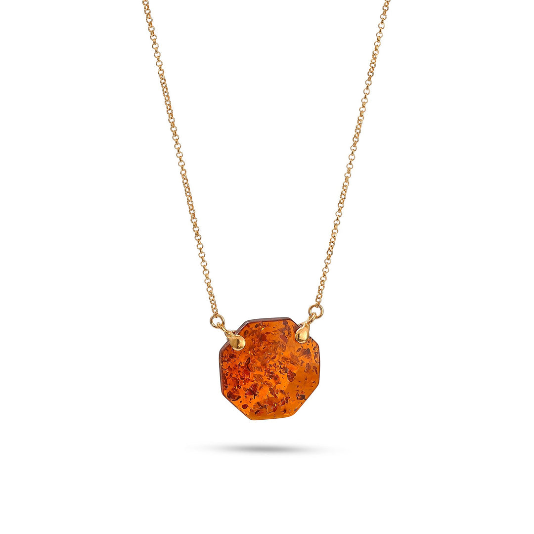 Octagon Amulet Necklace