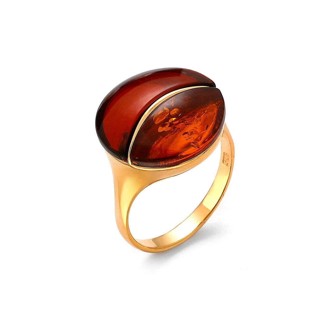 Crescent Amulet Ring