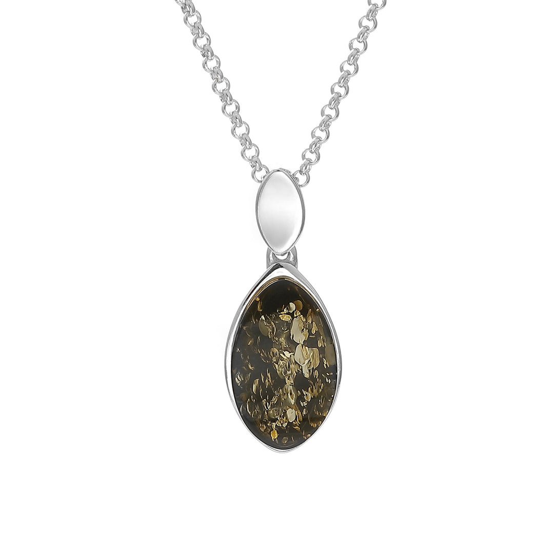 Pure Green Amber Pendant