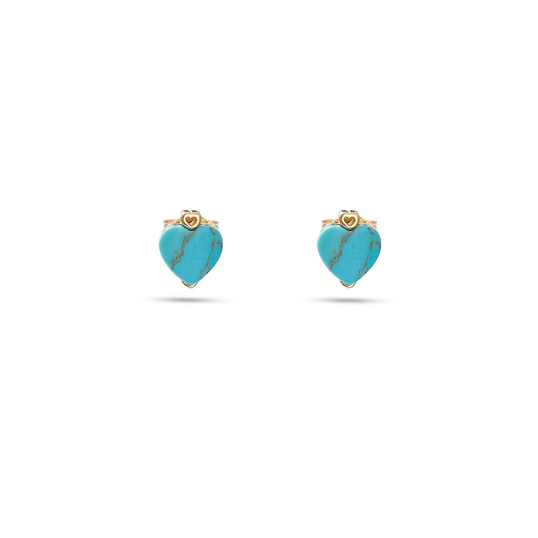 Turquoise Love Earrings