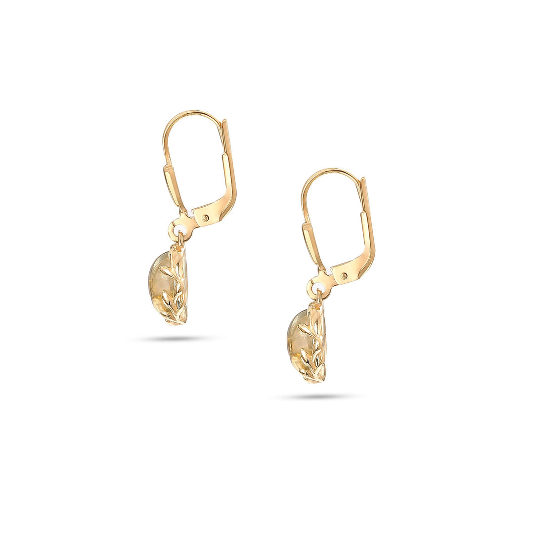 Winter Green Amethyst Earrings