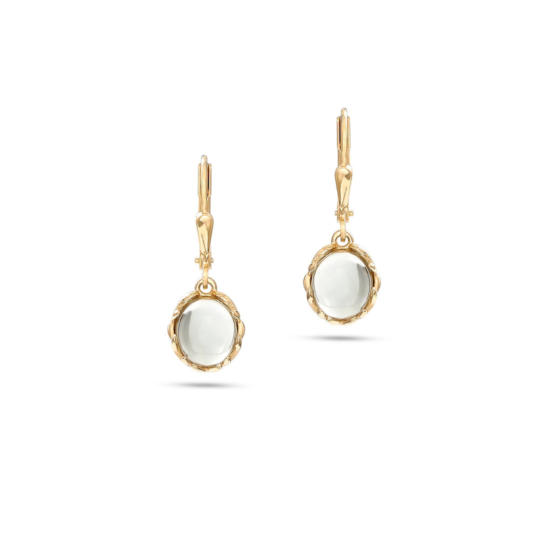 Winter Green Amethyst Earrings