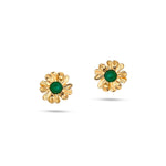 Load image into Gallery viewer, Lakspur Green Agate Earrings