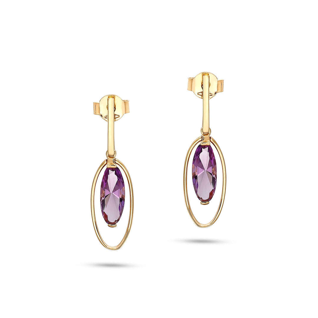 Purple Queen Earrings