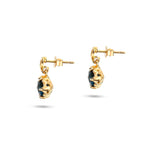 Load image into Gallery viewer, Blue Lava Earrings