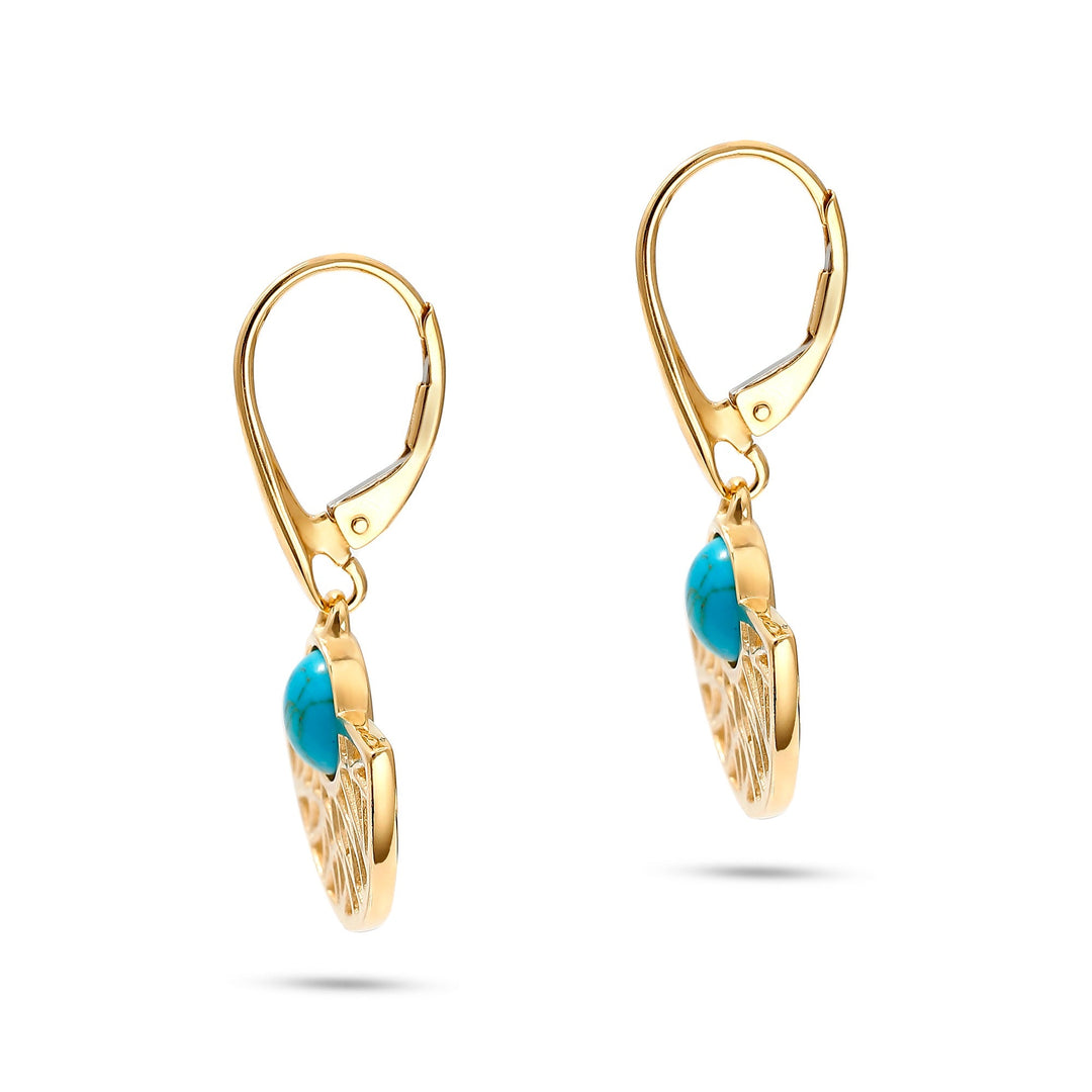 Turquoise Goddess Earrings