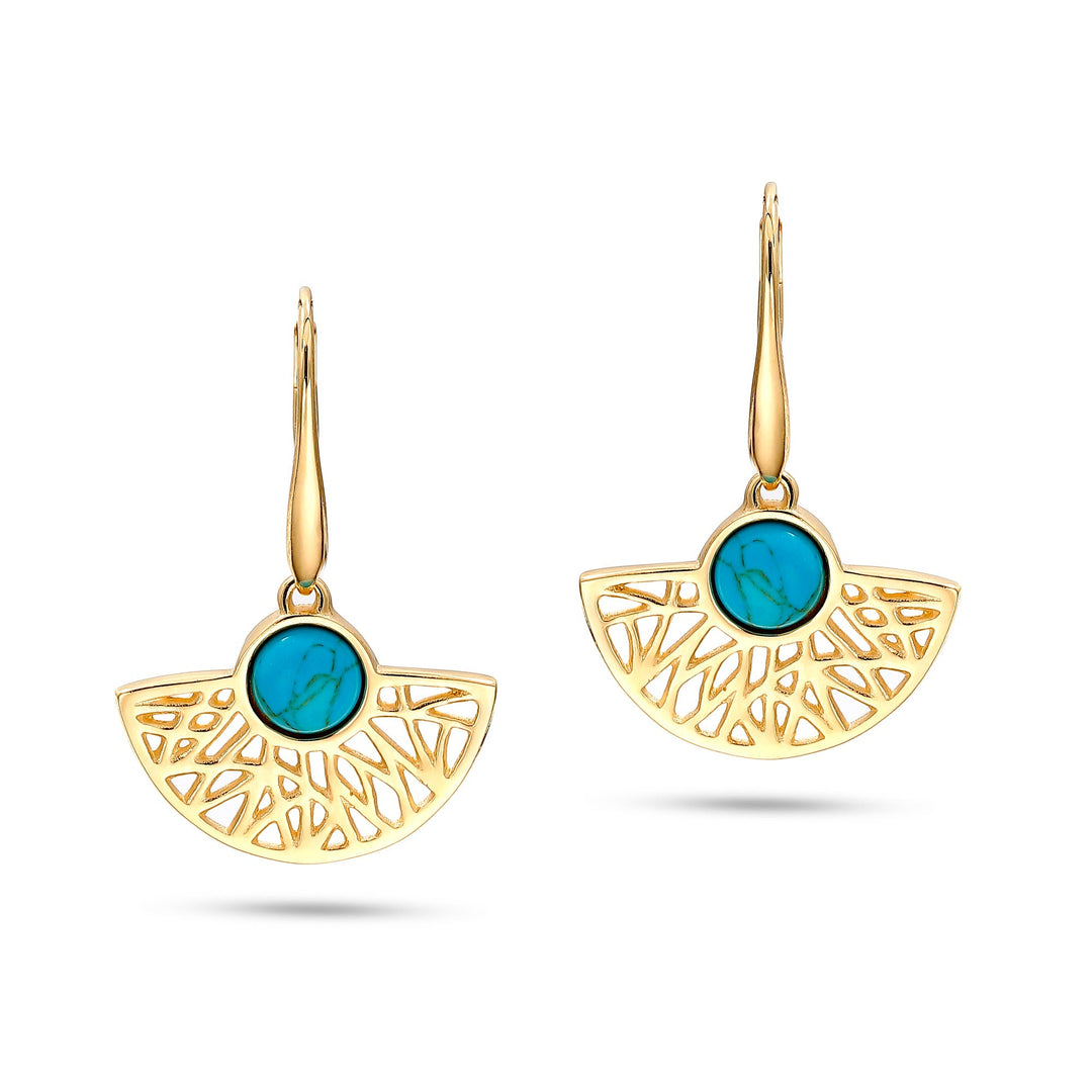 Turquoise Goddess Earrings