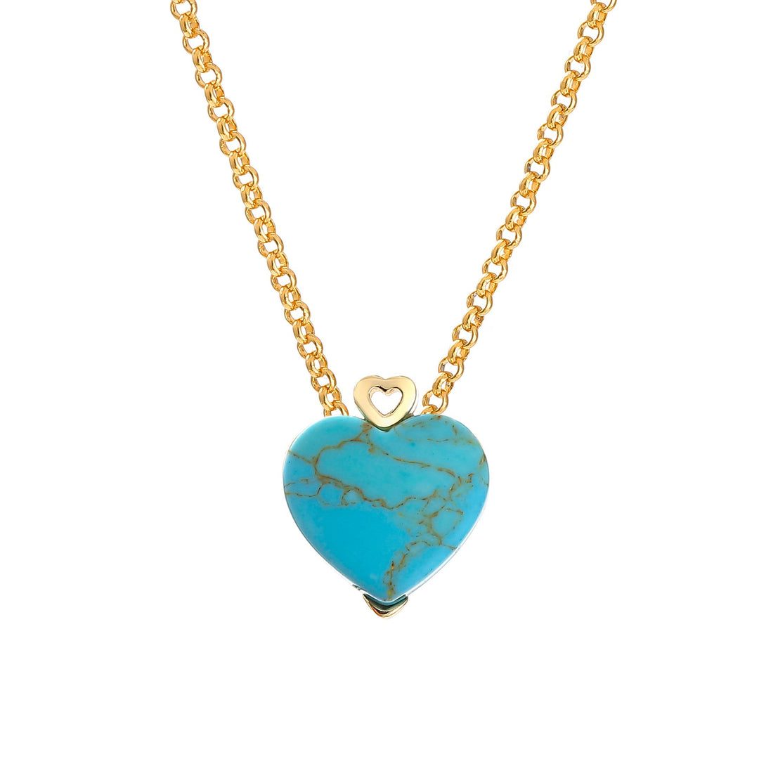 Turquoise Love Pendant