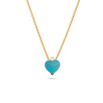 Load image into Gallery viewer, Turquoise Love Pendant