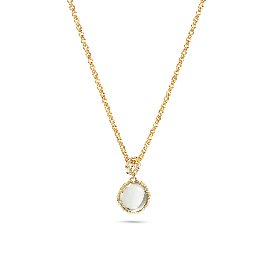 Winter Green Amethyst Pendant