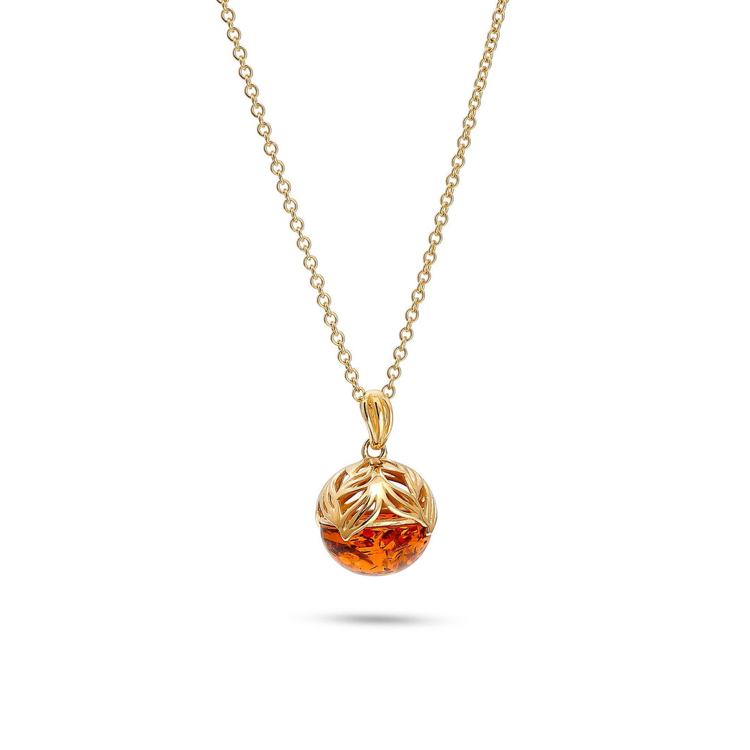 Amber Honey Nest Pendant