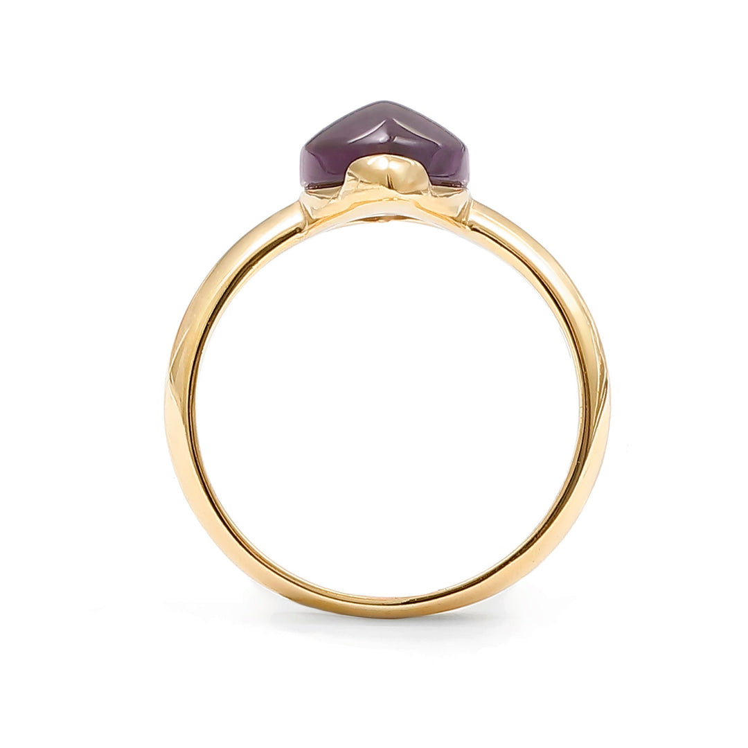 Purple River Drop Cut Ring