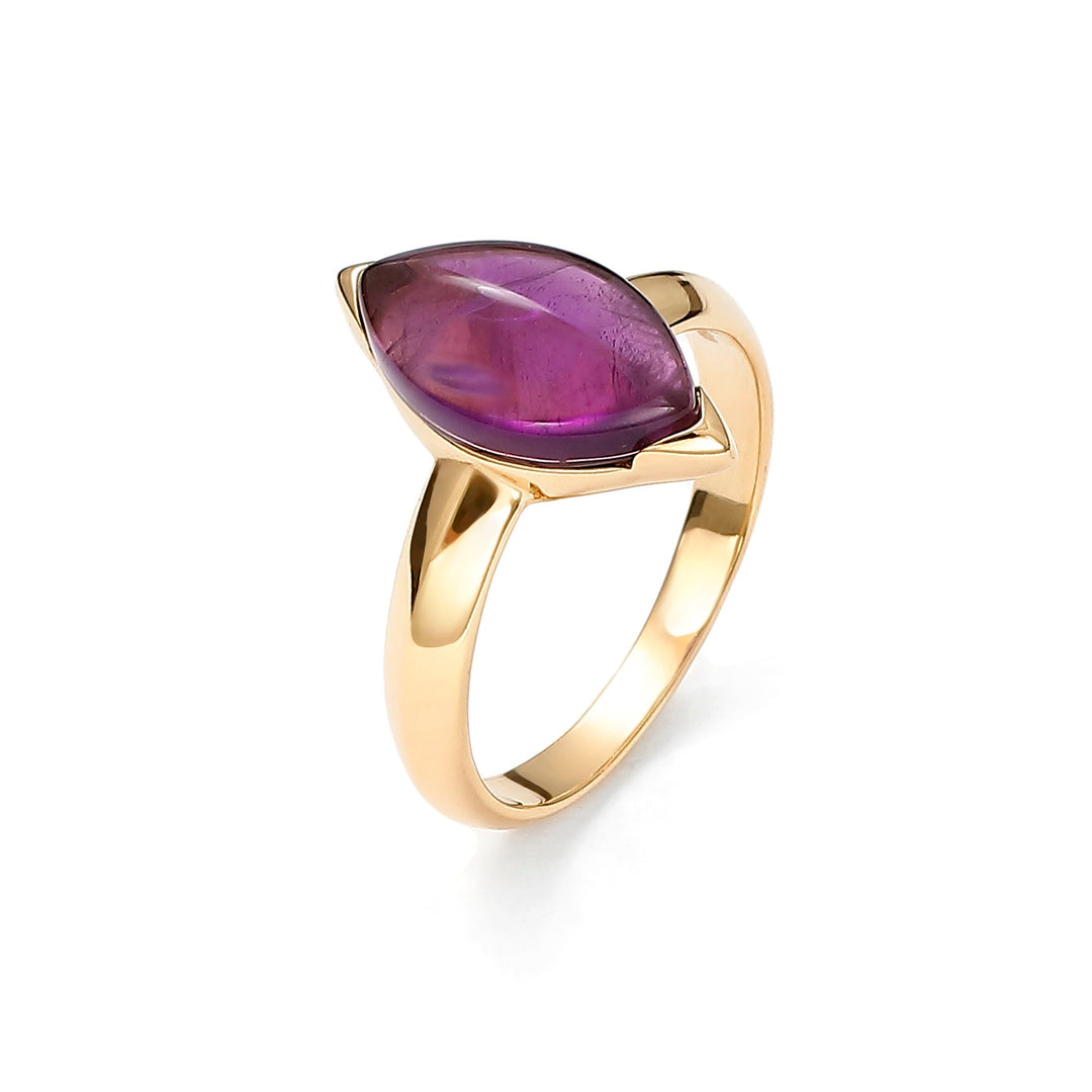 Purple River Drop Cut Ring