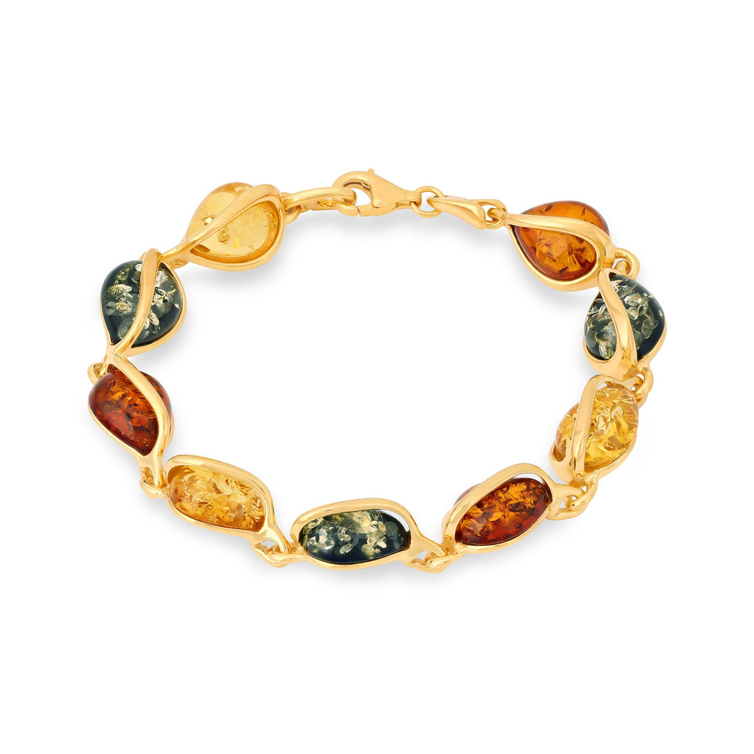 Amber Droplets Bracelet