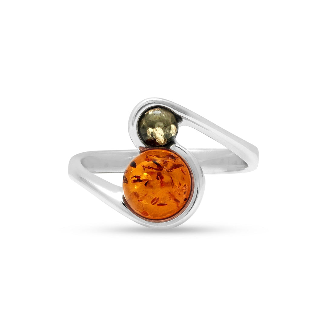 Duo Twist Honey Ring