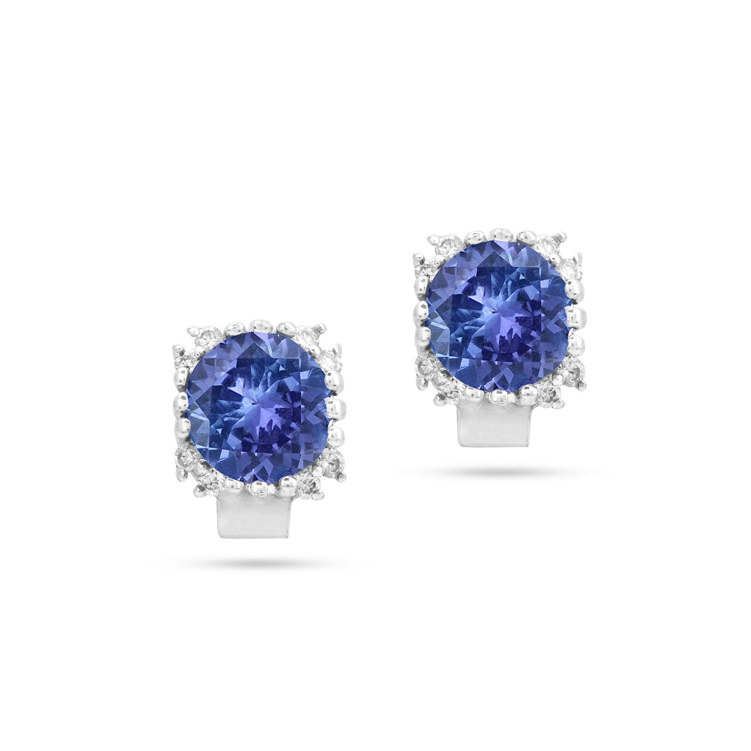 Paris Blue Tanzanite Earrings