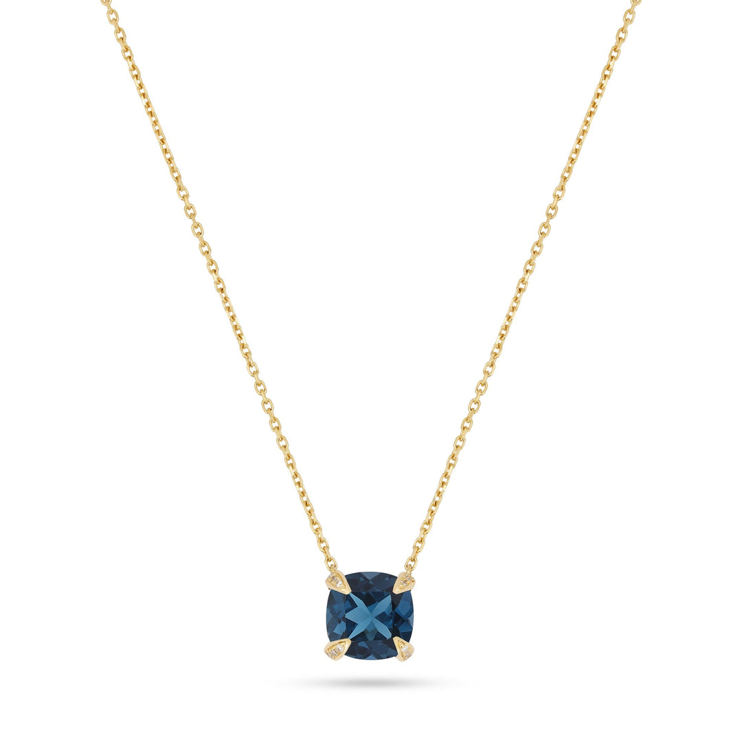 London Blue Topaz Necklace