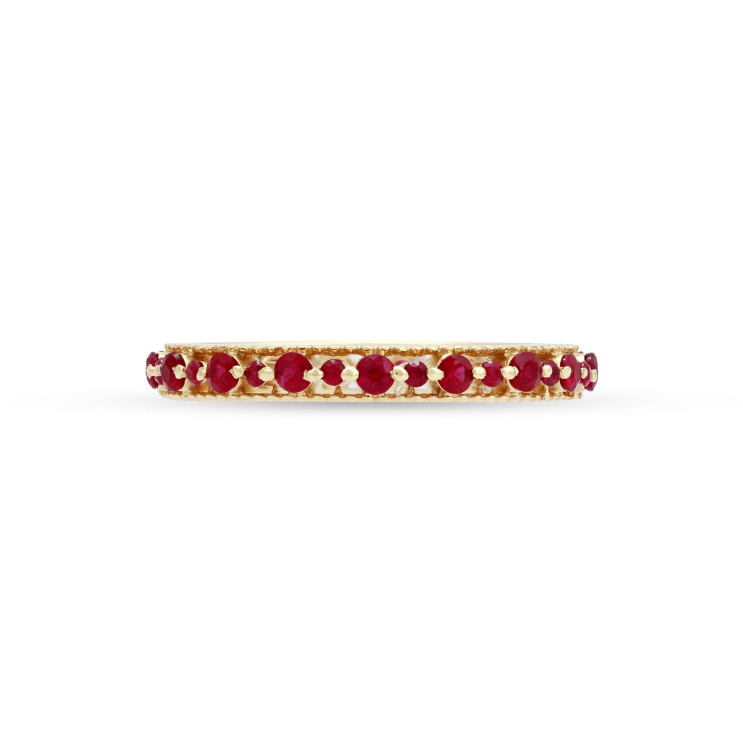 Verona Banded Red Ring