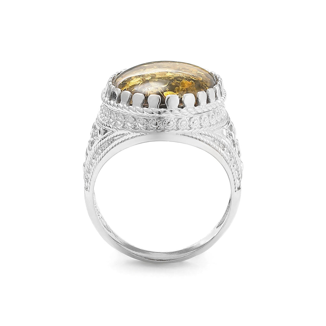 Marigold Green Ring