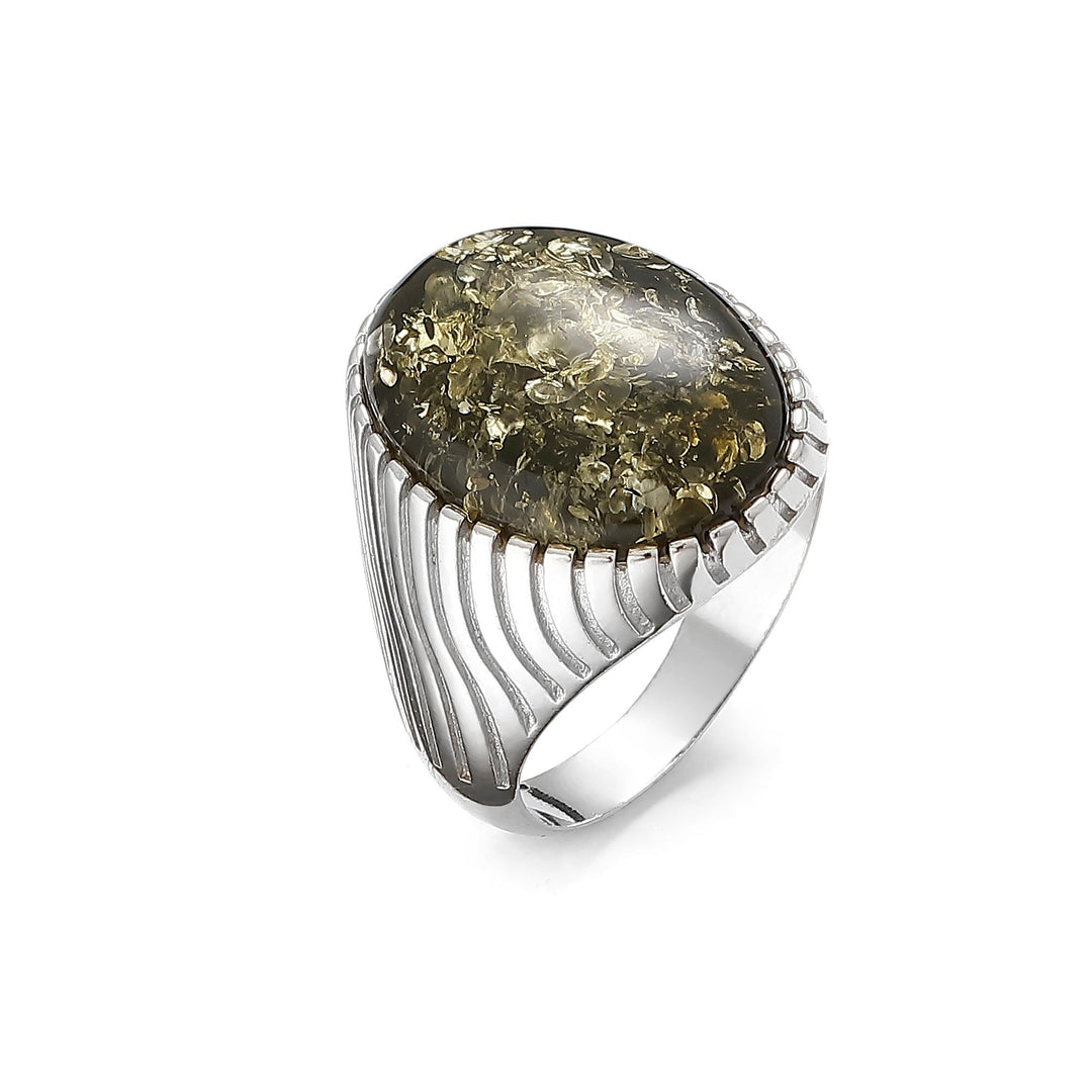 Wave Green Ring