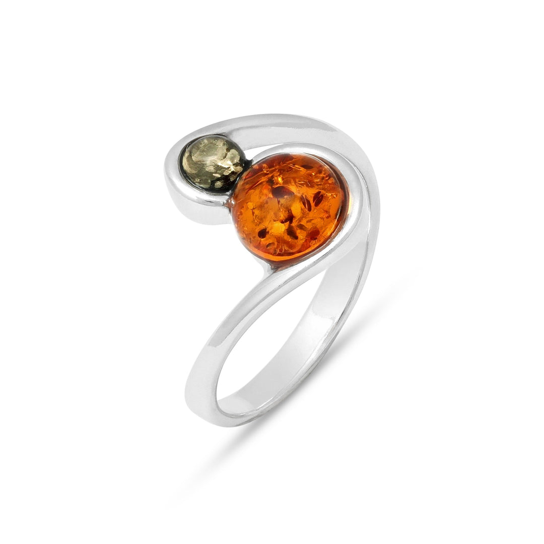 Duo Twist Honey Ring