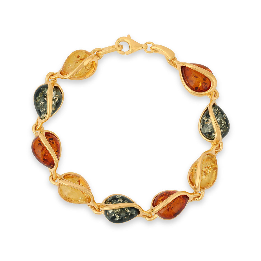 Amber Droplets Bracelet