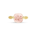 Load image into Gallery viewer, Frozen Lake Square Cut Pink Ring