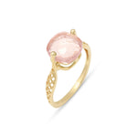 Load image into Gallery viewer, Frozen Lake Square Cut Pink Ring