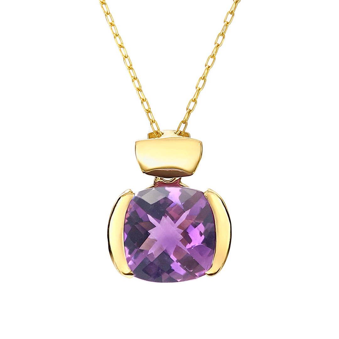 Purple Ice Cushion Pendant