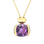 Load image into Gallery viewer, Purple Ice Cushion Pendant