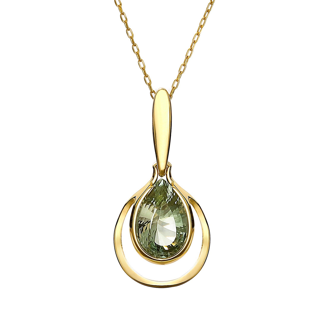 Frost Bell Green Pendant