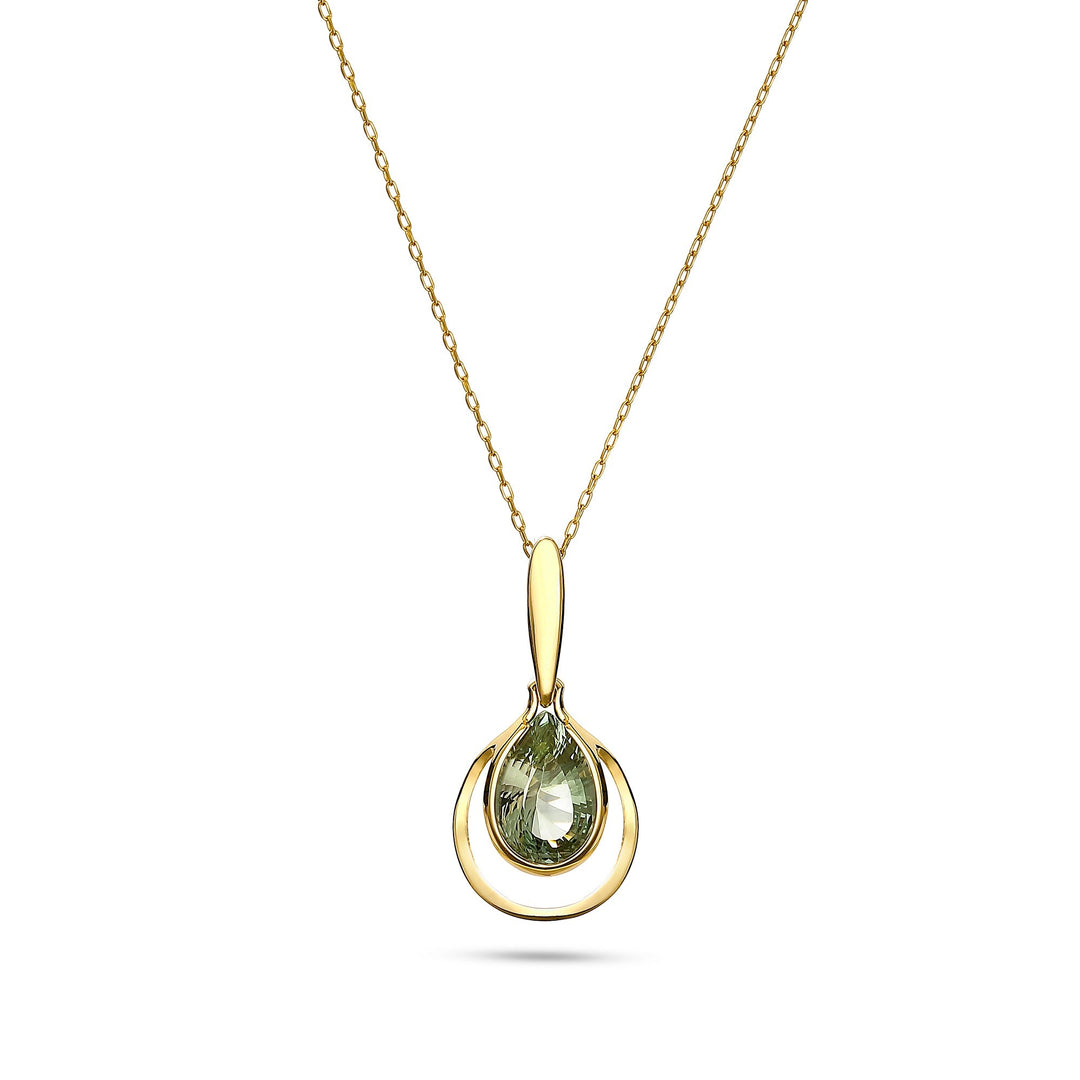 Frost Bell Green Pendant