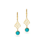 Load image into Gallery viewer, Turquoise Paradise Earrings
