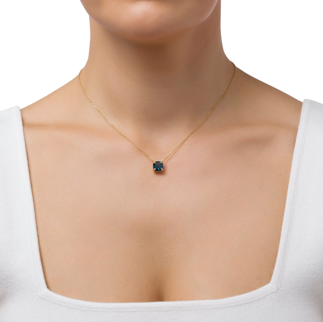 London Blue Topaz Necklace