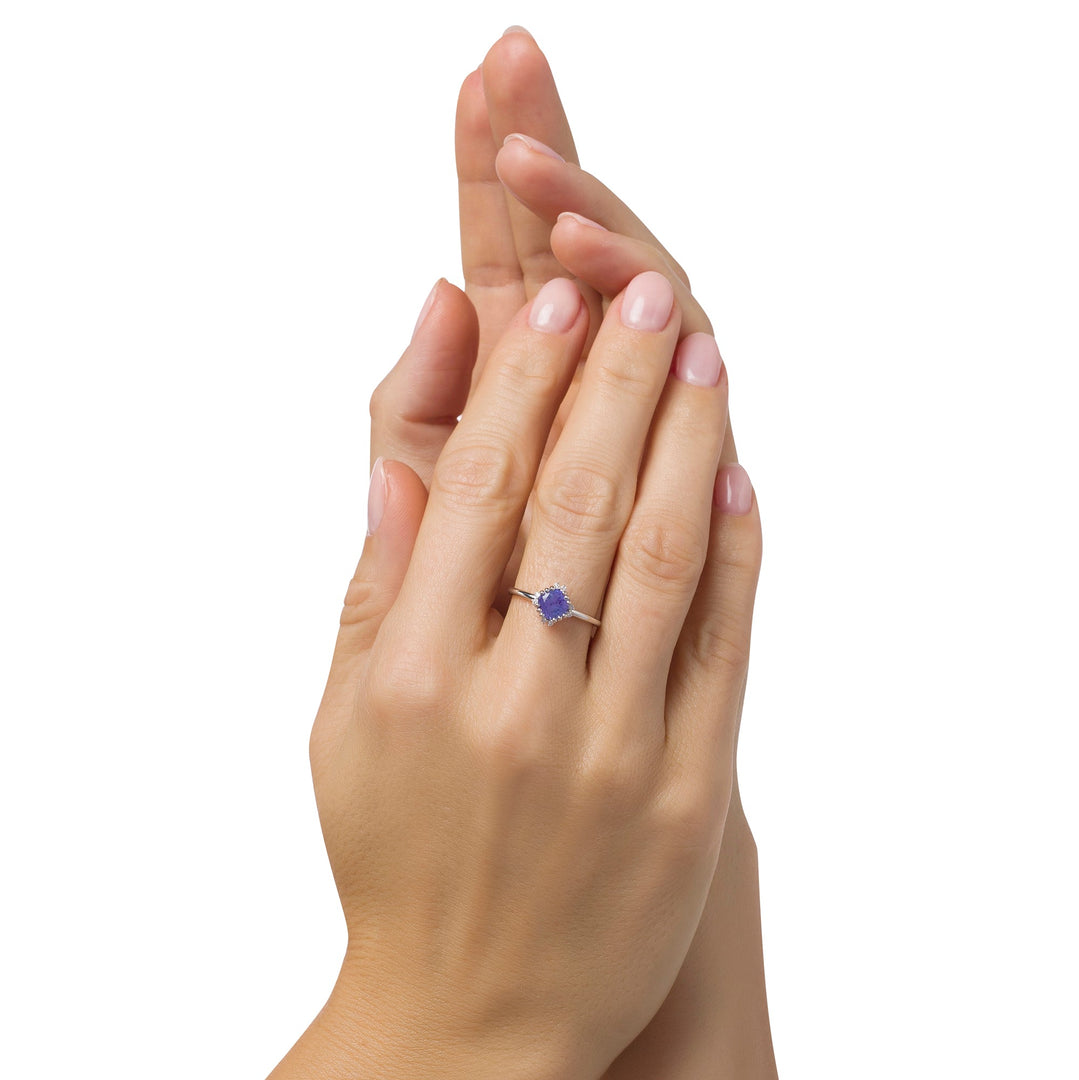 Paris Blue Tanzanite Ring