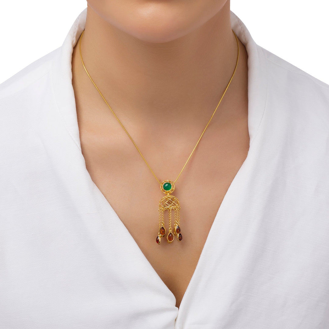 Golden Globe Pendant