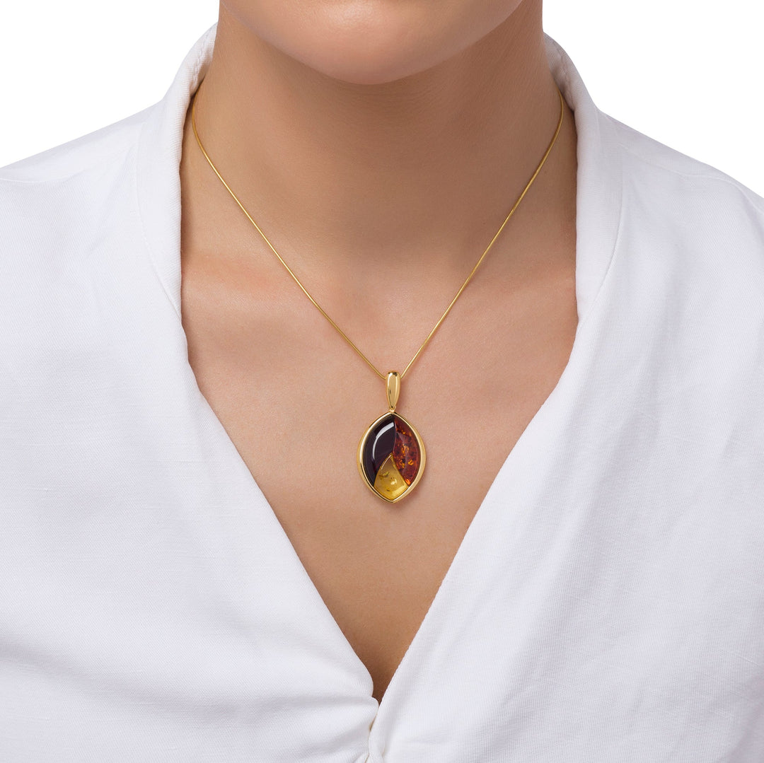 Pendentif Feuille Tombante