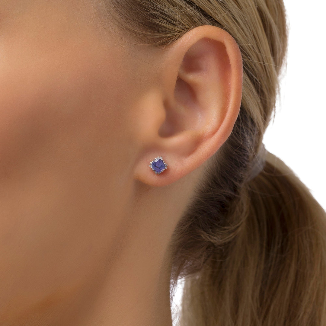 Paris Blue Tanzanite Earrings
